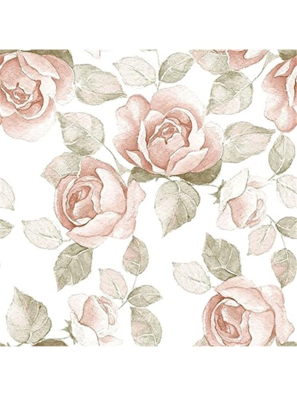 Pink Rose Floral Peel Stick Wallpaper Vintage Waterproof Removable Contact Paper
